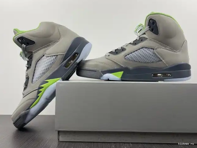 Cheap Kickmax DM9014-003 Bean (2022) Retro Jordan 5 Green 0417